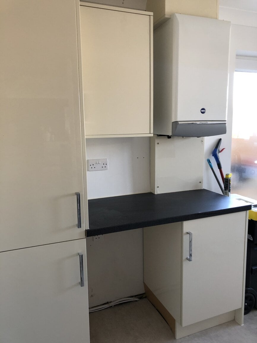 High gloss kitchen cupboard best sale paint